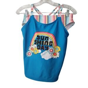 Cat & Jack Girls swimsuit and cover up